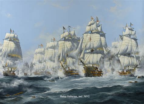 The Battle Of Trafalgar St October Victory Cuts The Line