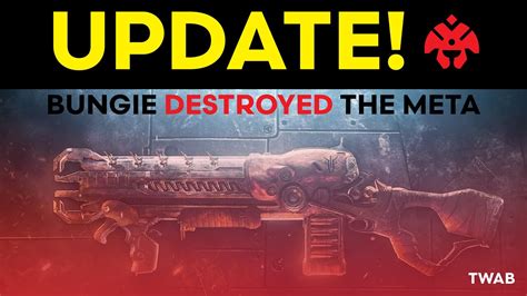 BUNGIE BROKE THE META TWAB AUG 11 Destiny 2 This Week At Bungie