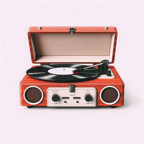 Premium Photo An Old Fashioned Record Player