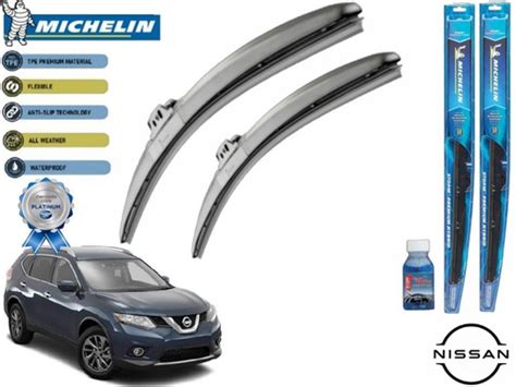 Par Plumas Limpiabrisas Nissan X trail 2017 Michelin Envío gratis