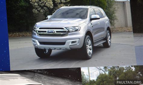 Ford Everest Concept Oz Paul Tan S Automotive News