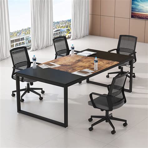 Tribesigns 6ft Conference Table 71 Rectangle Shaped Meeting Table