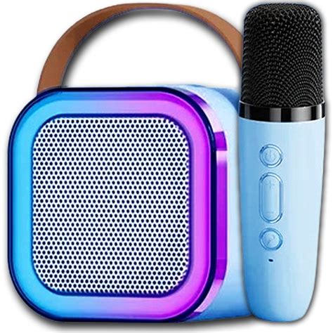 G O Nik Mikrofon Zestaw Do Karaoke Bezprzewodowy Led Bluetooth