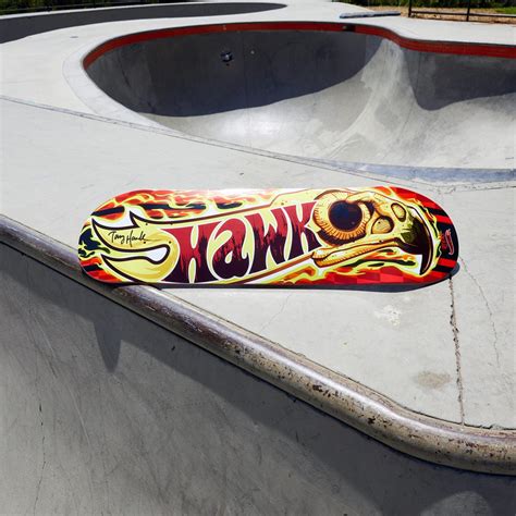 Tony Hawk X Hot Wheels Skate Wildfire Deck And Fingerboard Mattel Creations