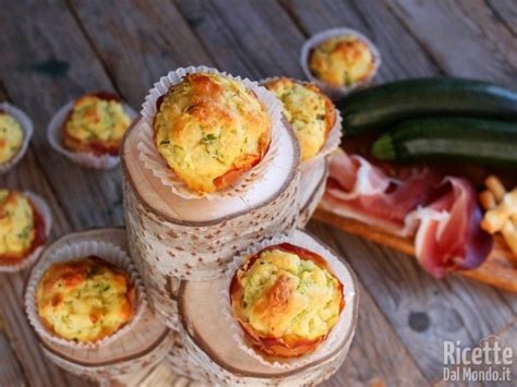 Muffin Salati Con Zucchine E Speck Ricetta Muffin Salati Idee