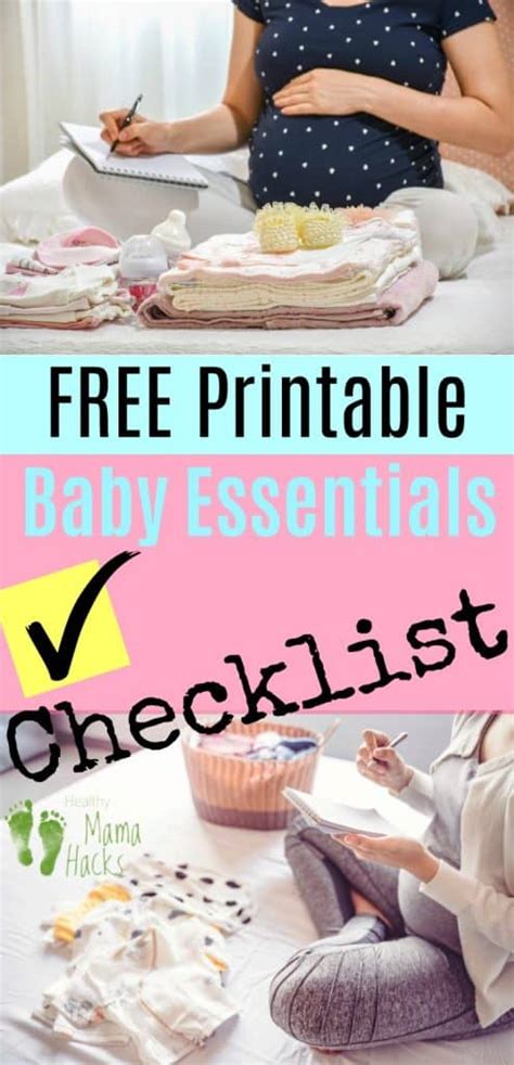 The Ultimate Planning For Baby Checklist Healthy Mama Hacks