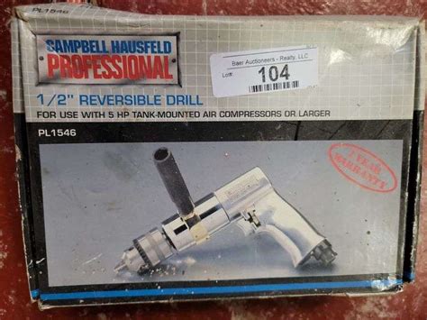 Campbell Hausfeld Reversible Drill Baer Auctioneers Realty Llc