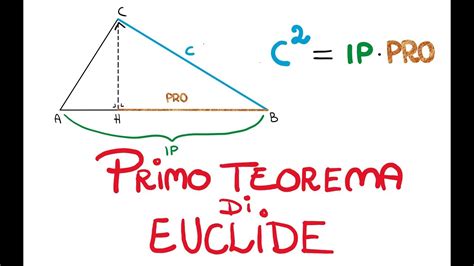 Il Primo Teorema Di Euclide Youtube