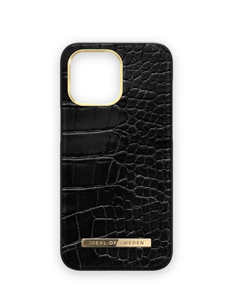Atelier Case Iphone 15 Pro Max Neo Noir Croco Mobildeksel Fra Ideal
