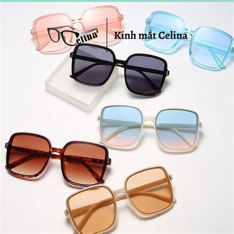 Mắt Kính Râm Thời Trang CELINA Hot Trend Sunglasses vintage Transparent sunglasses