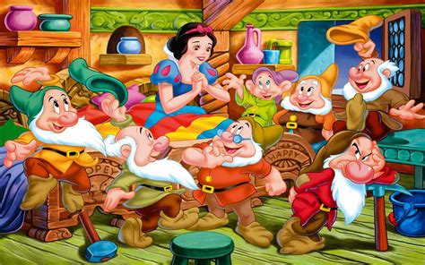 Seven Dwarfs Christmas Snow White And The Seven Dwarfs Wallpaper