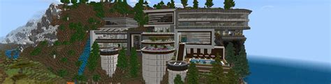 Mountain Millionaire Mansion By Pixell Studio Minecraft Marketplace