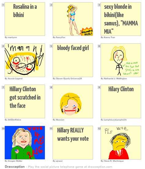 Rosalina In A Bikini Drawception