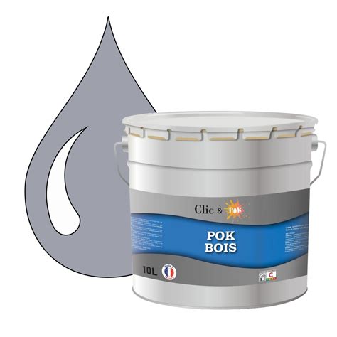 Pok Bois Gris Peinture De Finition Solvant E Laque Semi Brillante