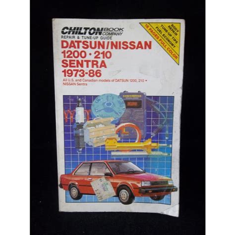 Datsun Nissan Sentra Chilton Repair Manual On