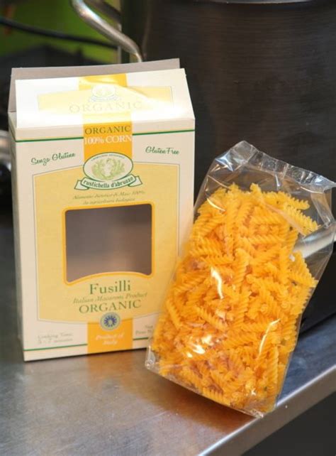 Gluten Free Pasta Rustichella Dabruzzo Organic Corn Fusilli