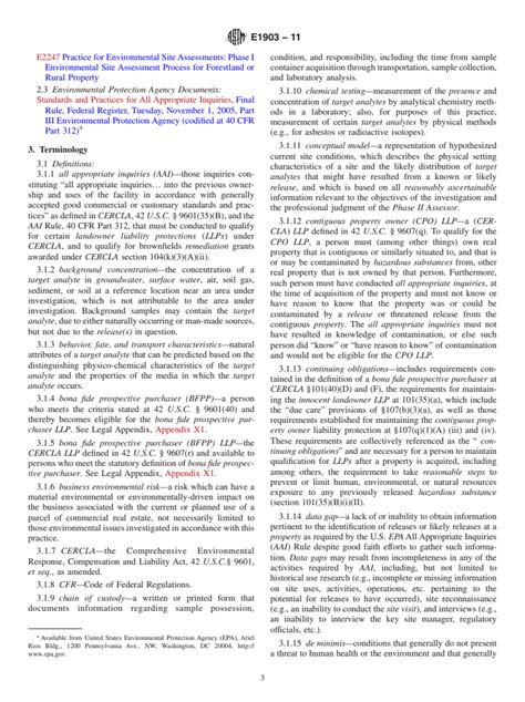 Astm E Standard Practice For Environmental Site Assessments