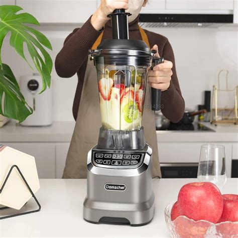 Блендер AMZCHEF 2-in-1 Mixer High Performance Mixer 2000 Watt, Гаранция ...