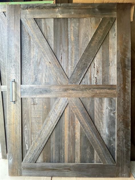 Cypress Gray Wood Barn Door