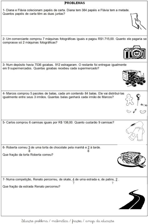 Matematica 5 Ano Problemas Braincp