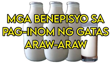 MGA BENEPISYO SA PAG INOM NG GATAS ARAW ARAW MICHAEL ESPINA YouTube