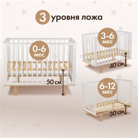 Детская кроватка для новорожденного SoftSpace Smart Plus прямоугольная ...