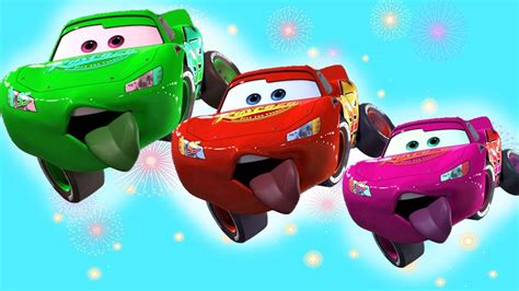 Disney Cars 3 Lightning Mcqueen Learn Colors Cars Cartoon Memorable