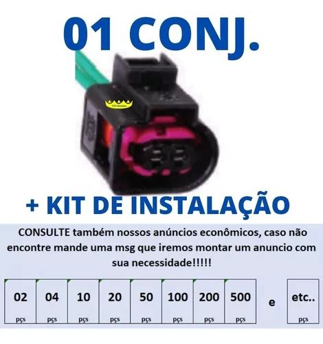 Plug Conector Chicote Bico Injetor Arla Caminh O Vw Parcelamento Sem