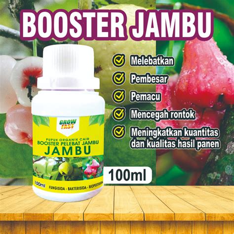 Jual Pupuk Booster Jambu 100ml I Pupuk Organik Pelebat Buah Jambu I