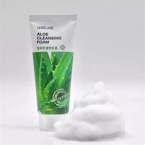 Jabon Espuma De Limpieza Facial Antiarrugas De Aloe Vera Pz