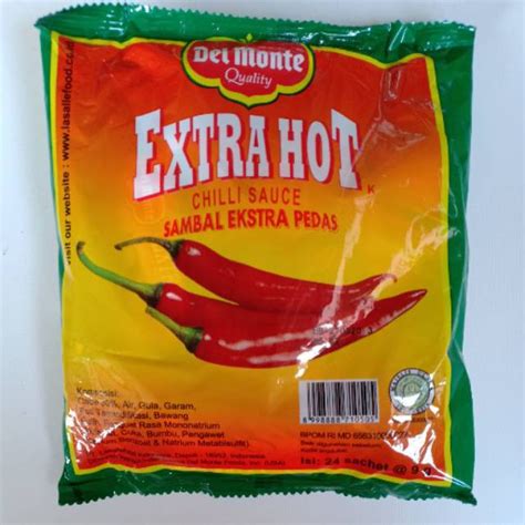 Jual DelMonte Saus Sambal Extra Pedas Sachet Del Monte Chilli Extra