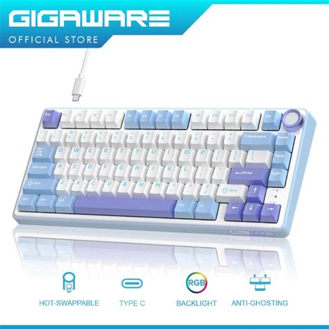 Royal Kludge RK R75 Mechanical Keyboard 75 TKL Hot Swappable With Volume Knob Gasket Mount