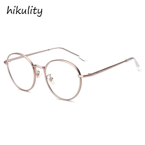 Rose Gold Glasses Frames : Rose Gold Eyeglasses Metal Frame Clear ...