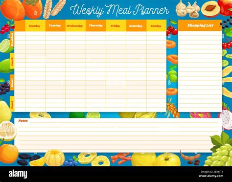 Snack List Template