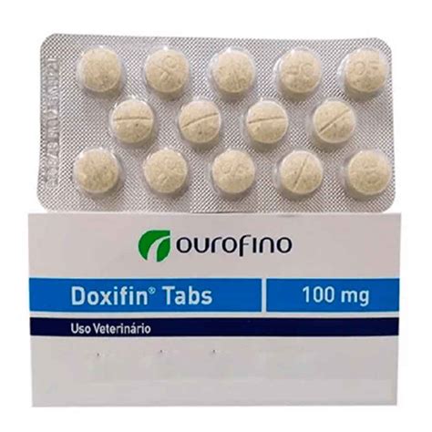 Compre Antibiótico Ourofino Doxifin Tabs Para Cães e Gatos 100mg na