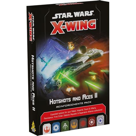 Joc Star Wars X Wing 2nd Hotshots Si Aces II Fantasy Flight Games