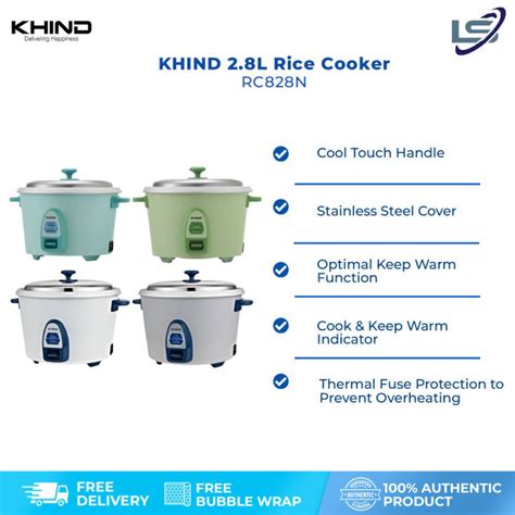 Khind L Rice Cooker Rc N Optimal Keep Warm Function Thermal Fuse