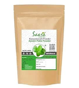 Saara Herbal Fresh Karpooravalli Powder G Coleus Amboinicus