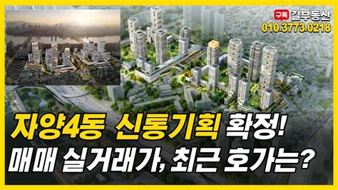 자양4동 신속통합기획 확정 매매 실거래 사례 재개발 빌라 갭투자 조건 I 길부동산 Youtube