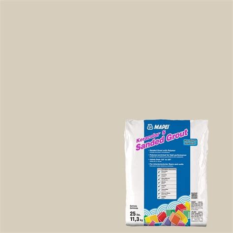 Mapei Keracolor S 25 Lb Biscuit Sanded Grout In The Grout Department At