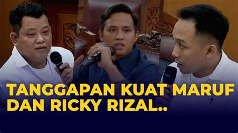 FULL Tanggapan Kuat Maruf Dan Ricky Rizal Terkait Kesaksian Richard