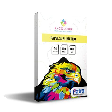 Papel Transfer Sublimatico A4 100g m² 100 folhas