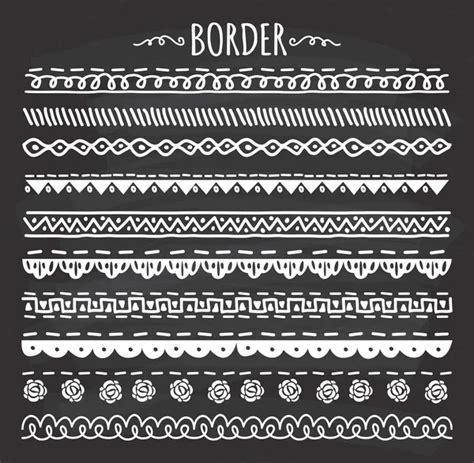 Decorative Borders Set Stock Vector Image By Mhatzapa 107232750