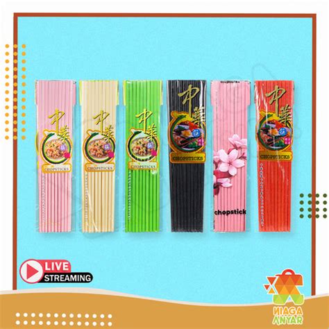 Jual NA Sumpit Melamin Isi 10 Pasang Sumpit Mie Melamine Chopsticks