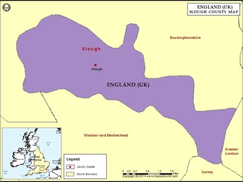 Slough County Map