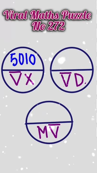 Viral Maths Puzzle No 272 Youtube