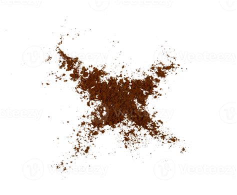 Roasted Coffee Powder Isolated Element 21285685 PNG