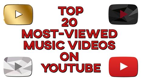 Top 20 Most Viewed Youtube Music Videos Youtube