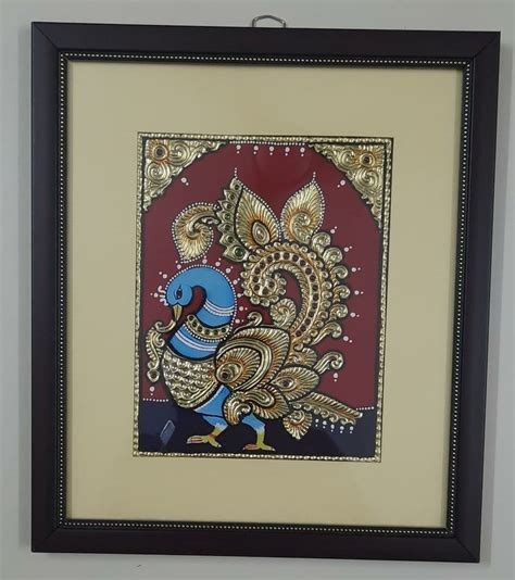 Designer Swan Tanjore Painting At Tanjore Paintings In Chennai