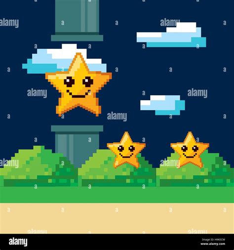 Star Pixel Video Game Play Hi Res Stock Photography And Images Alamy